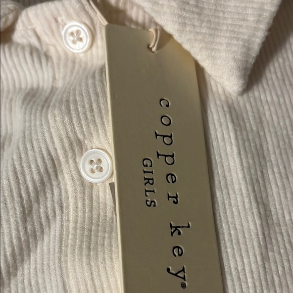 Copper Key Ivory Ribbed Knit Top - Picture 3 of 8